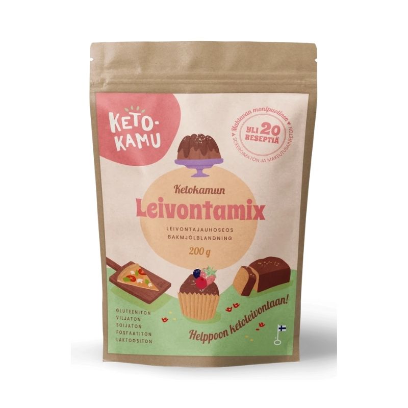 Leivontamix, 200 g-KETO Leivontamix-Ketokamu-Aminopörssi