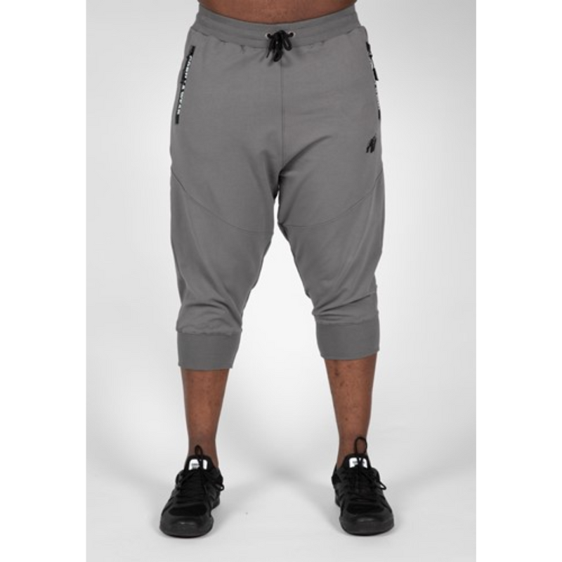 Knoxville 3/4 Sweatpants, gray-Miesten housut-Gorilla Wear-S-Aminopörssi