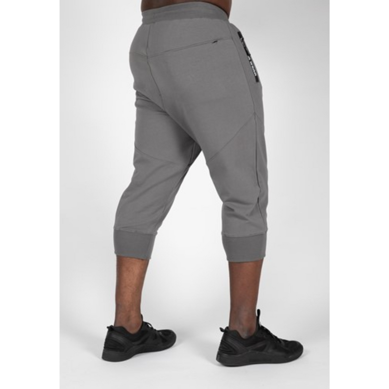 Knoxville 3/4 Sweatpants, gray-Miesten housut-Gorilla Wear-S-Aminopörssi