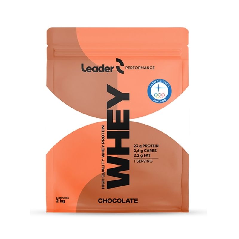 Performance Whey Protein, 2 kg-Herakonsentraatti-LEADER Foods-Chocolate-Aminopörssi
