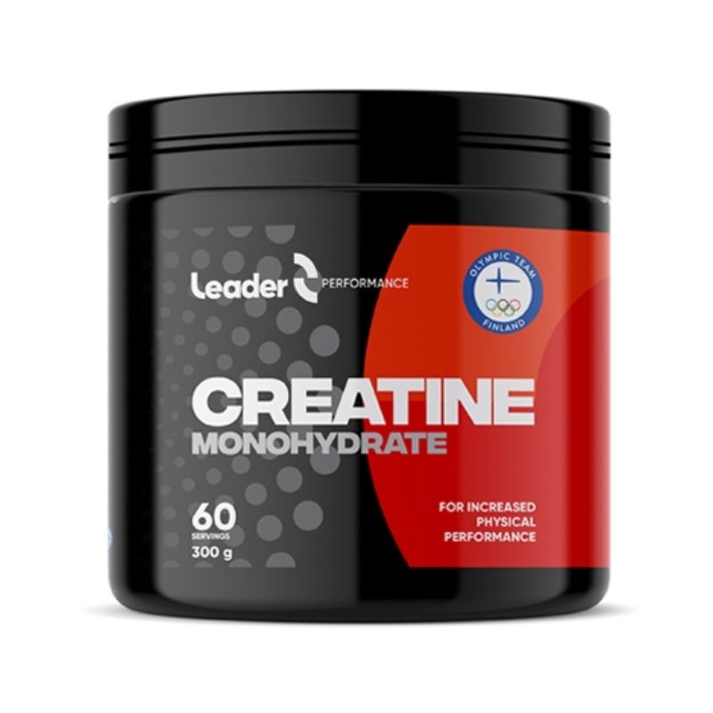 Creatine Monohydrate, 300 g-Kreatiini+ C-vitamiini-LEADER Foods-Aminopörssi