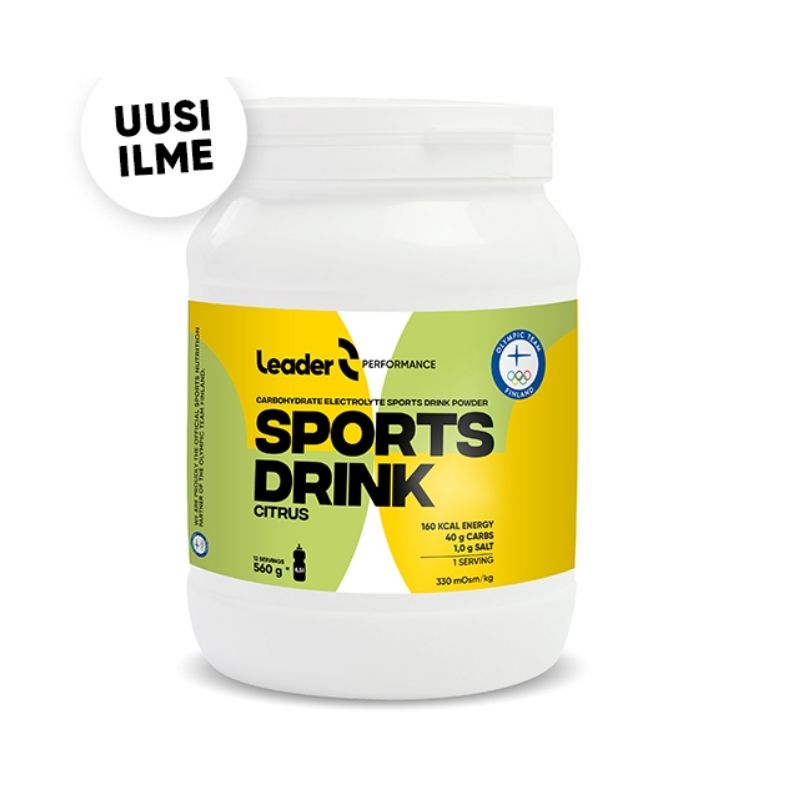 Performance Sport Drink Citrus, 560 g-Urheilujuomajauhe-LEADER Foods-Citrus-Aminopörssi