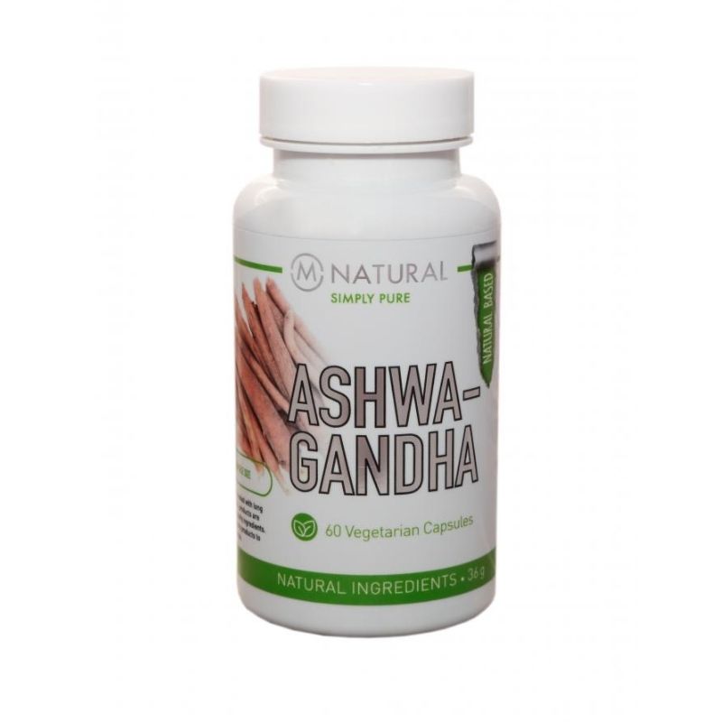 Ashwagandha, 60 vegekaps.-Ashwagandha-M-Natural-Aminopörssi