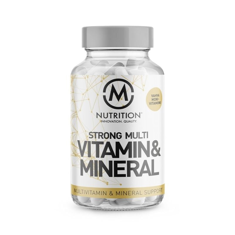 Uutuus: Strong Multivitamin & Mineral, 100 kaps.-Monivitamiini-M-Nutrition-Aminopörssi