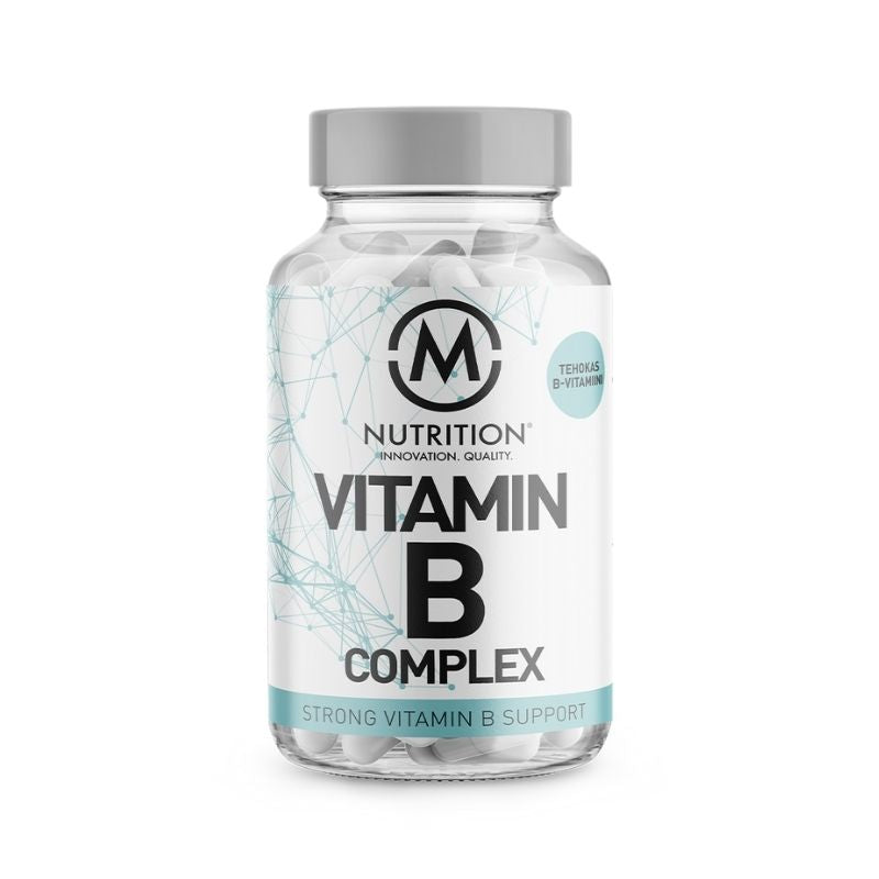 Uutuus: Vitamin B-Complex, 100 kaps.-B-vitamiini-M-Nutrition-Aminopörssi
