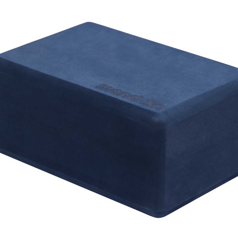 Recycled Foam Block, Midnight (Blue)-Joogablokki-Manduka-Aminopörssi