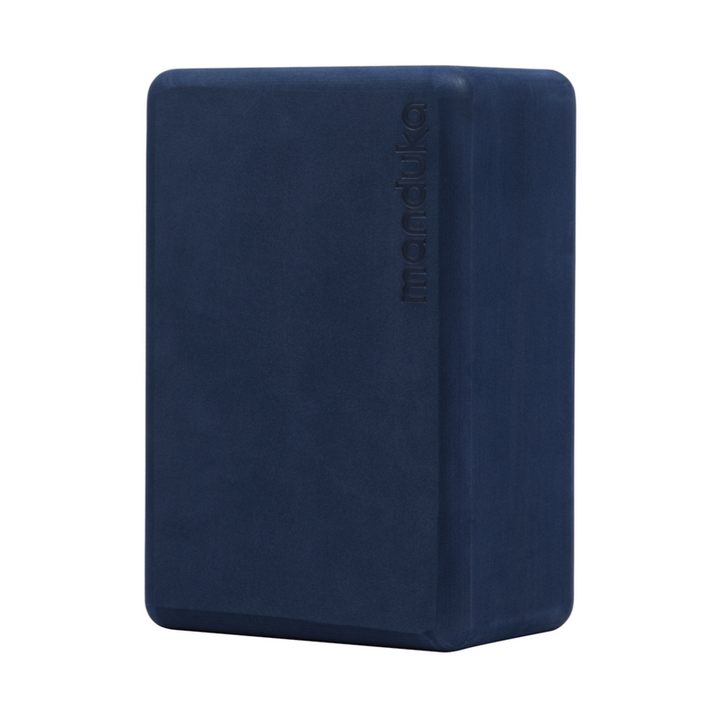 Recycled Foam Block, Midnight (Blue)-Joogablokki-Manduka-Aminopörssi