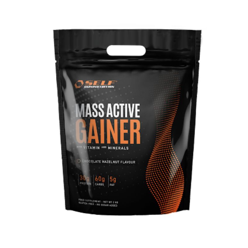 Mass Active Gainer, 2 kg-Massanlisäys-SELF omninutrition-Chocolate-Aminopörssi