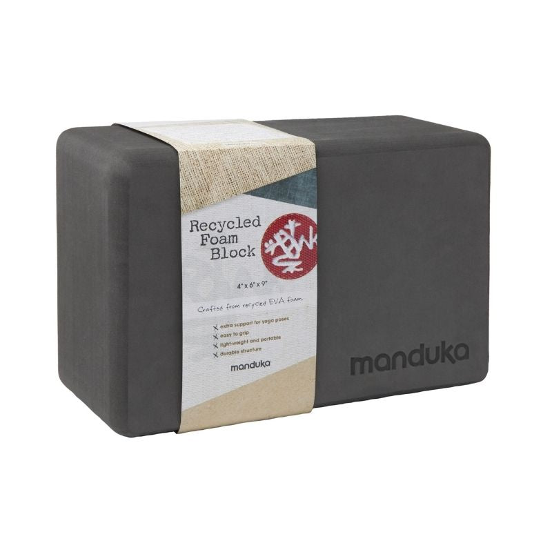 Recycled Foam Yoga Block, Thunder-Joogablokki-Manduka-Aminopörssi