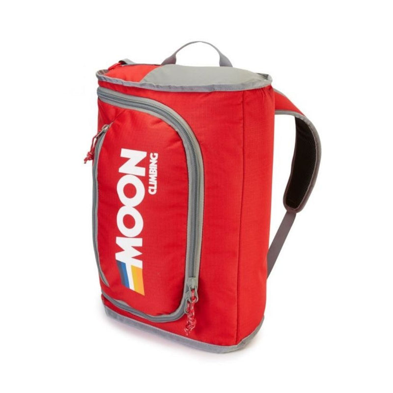 Bouldering Bag, Retro Stripe True Red-Kiipeilyreppu-Moon Climbing-HiRock