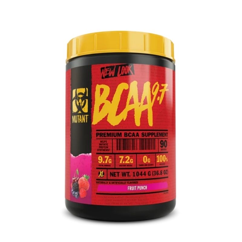 BCAA 9.7, 348 g-BCAA-aminohappo-Mutant-Fruit Punch-Aminopörssi