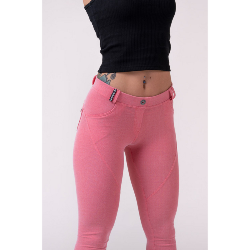 Dreamy Edition Bubble Butt pants 537, pink-Naisten housut-Nebbia-XS-Aminopörssi