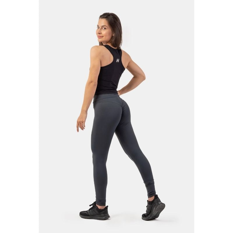 Classic High-Waist Performance Leggings 403 gray-Naisten trikoot ja leggingsit-Nebbia-XS-Aminopörssi