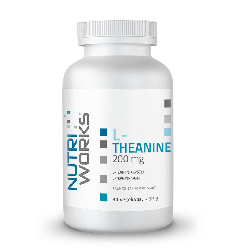 L-Theanine, 90 vegekaps.-L-Teaniini-Nutri Works-Aminopörssi