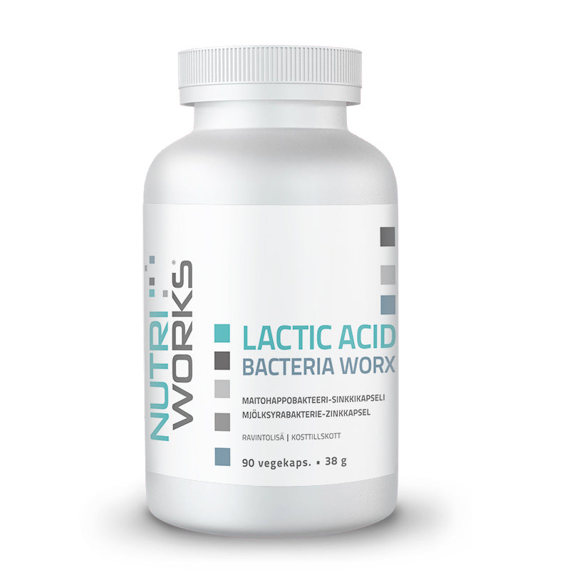Lactic Acid Bacteria worX, 90 kaps.-Kreatiini-Nutri Works-Aminopörssi