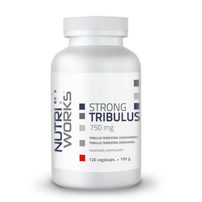 Strong Tribulus 750 mg, 120 vegekaps. 105 g-Testoboosteri-Nutri Works-Aminopörssi