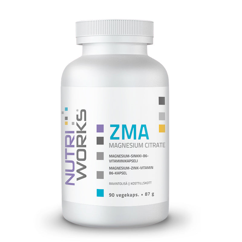 ZMA, 90 vegekaps.-ZMA-Nutri Works-Aminopörssi