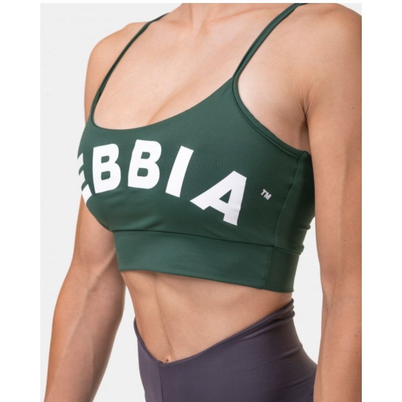 HERO Cut-Out Sports Bra 579, green-Urheiluliivit-Nebbia-XS-Aminopörssi