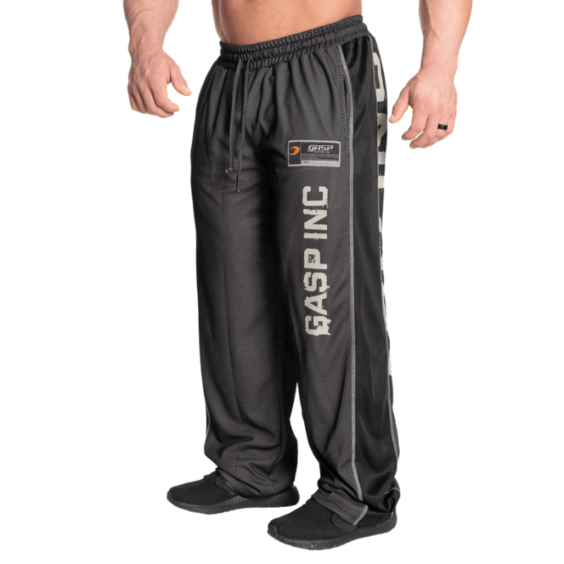 No.1 Mesh pant Black-Miesten housut-GASP-S-Aminopörssi