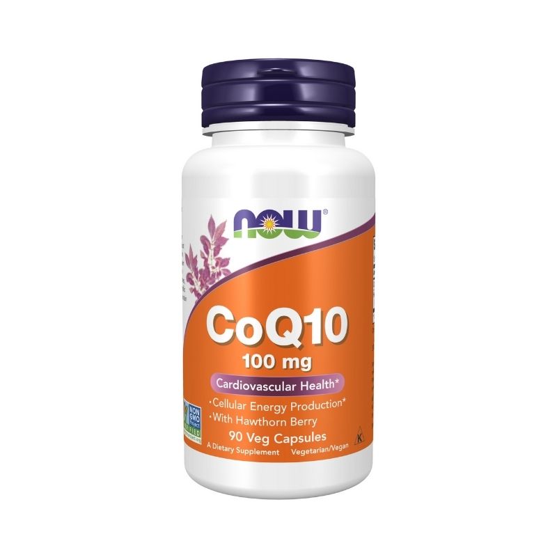 CoQ10 100 mg, 90 kaps.-NOW® Foods-Aminopörssi