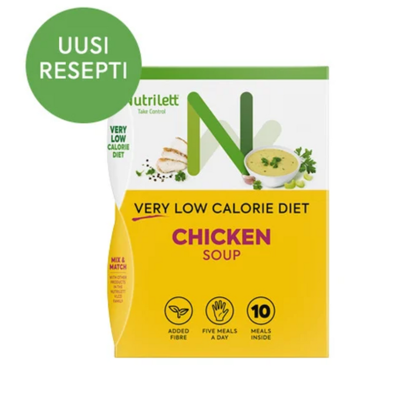 Nutrilett VLCD ateriankorvikkeet, 10 pack-Ateriankorvike-Nutrilett-Chicken Soup-Aminopörssi