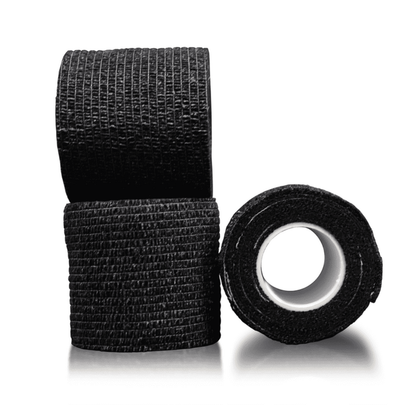 WRAP TAPE 5CM X3, Black-Teippi-Rehband-Aminopörssi