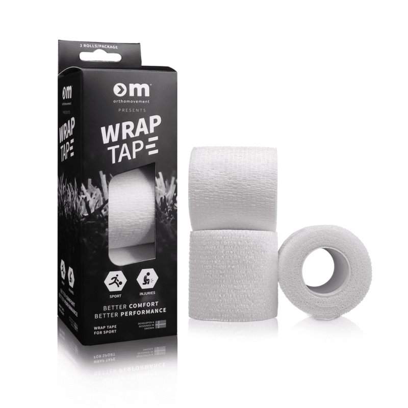 WRAP TAPE 5CM X3, White-Teippi-Rehband-Aminopörssi