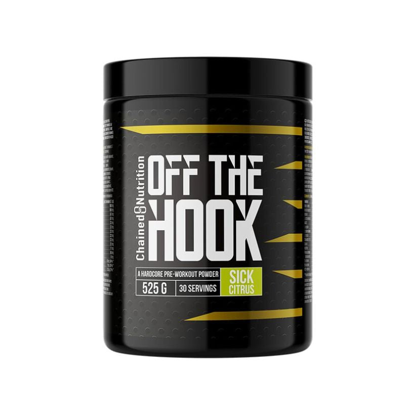 Of The Hook, 525g-Pre-Workout-Chained Nutrition-Sick Sitrus-Aminopörssi