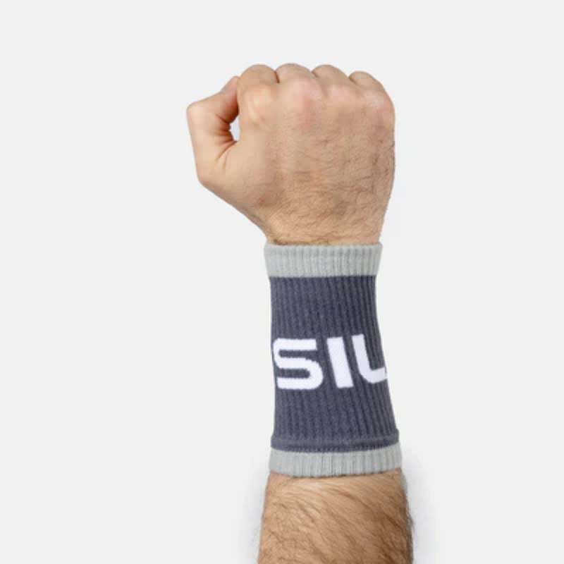 Long Sports Wristbands, gray-Ranneside-Picsil-Aminopörssi