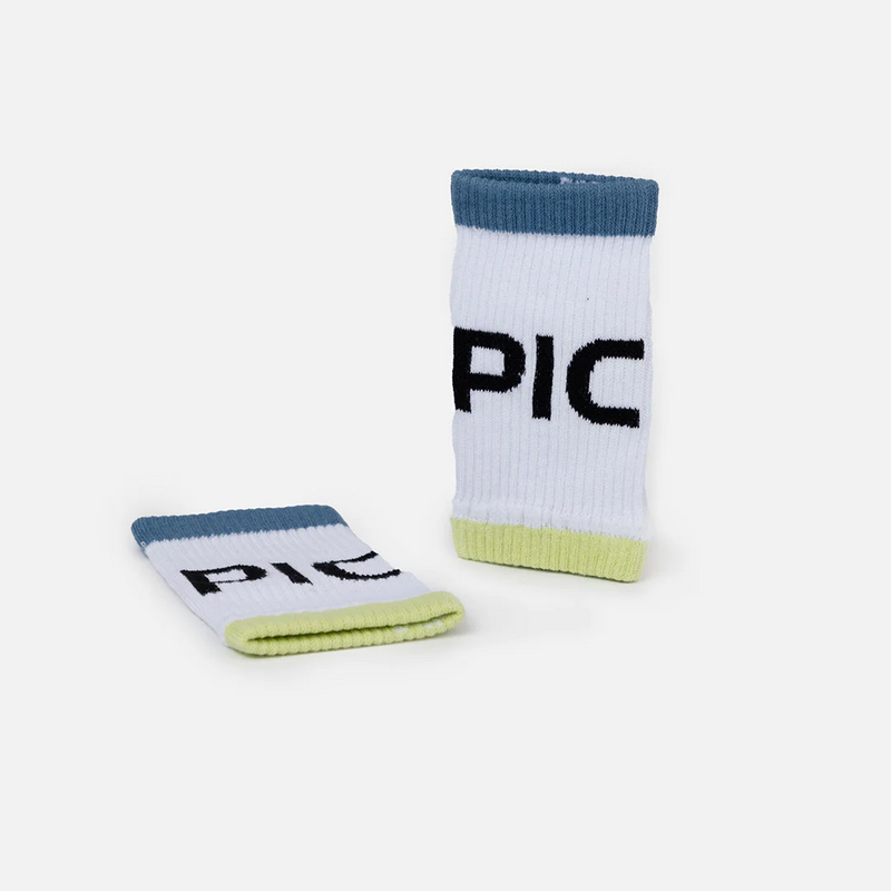 Long Sports Wristbands, white-Ranneside-Picsil-Aminopörssi