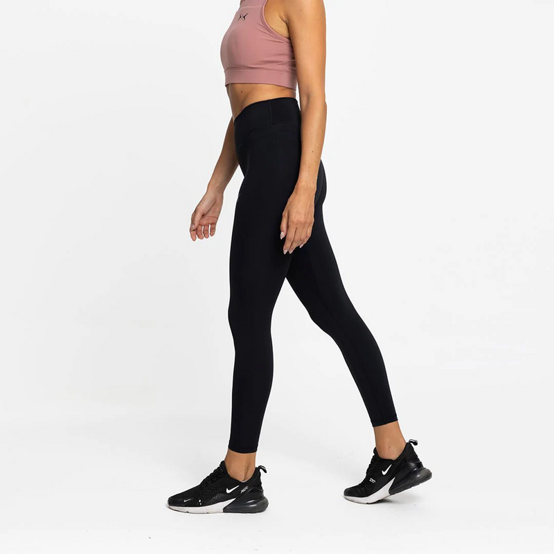 Sports Leggings Woman Core, Black-Naisten trikoot ja leggingsit-Picsil-XS-Aminopörssi