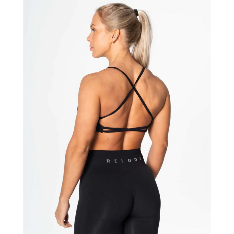 Prime Seamless Top Black-Naisten urheiluliivit-Relode-XS-Aminopörssi