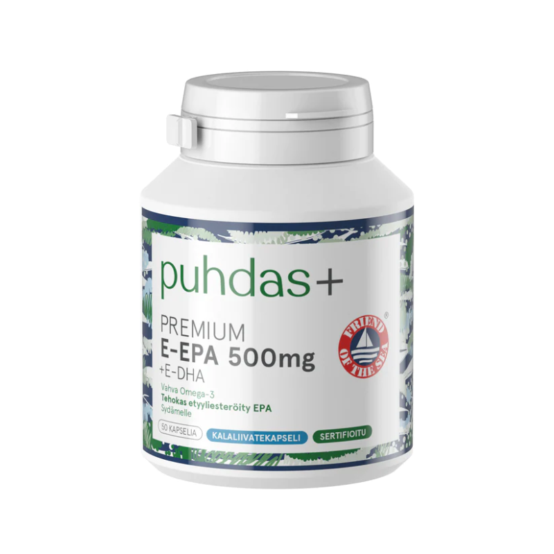 Premium EPA, 50 kaps.-Kalaöljy-Puhdas+-Aminopörssi