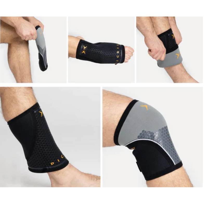 Hex Tech Knee Pads 7mm 0.2 Black, 2kpl-Polvituki-Picsil-S-Aminopörssi
