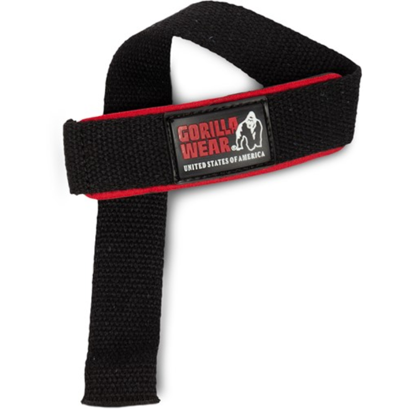 Padded Lifting Straps - Black-Vetoremmi-Gorilla Wear-Aminopörssi