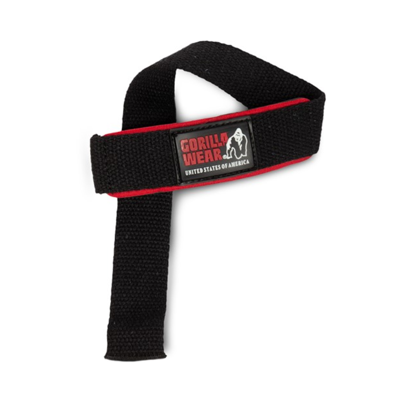 Padded Lifting Straps - Black-Vetoremmi-Gorilla Wear-Aminopörssi