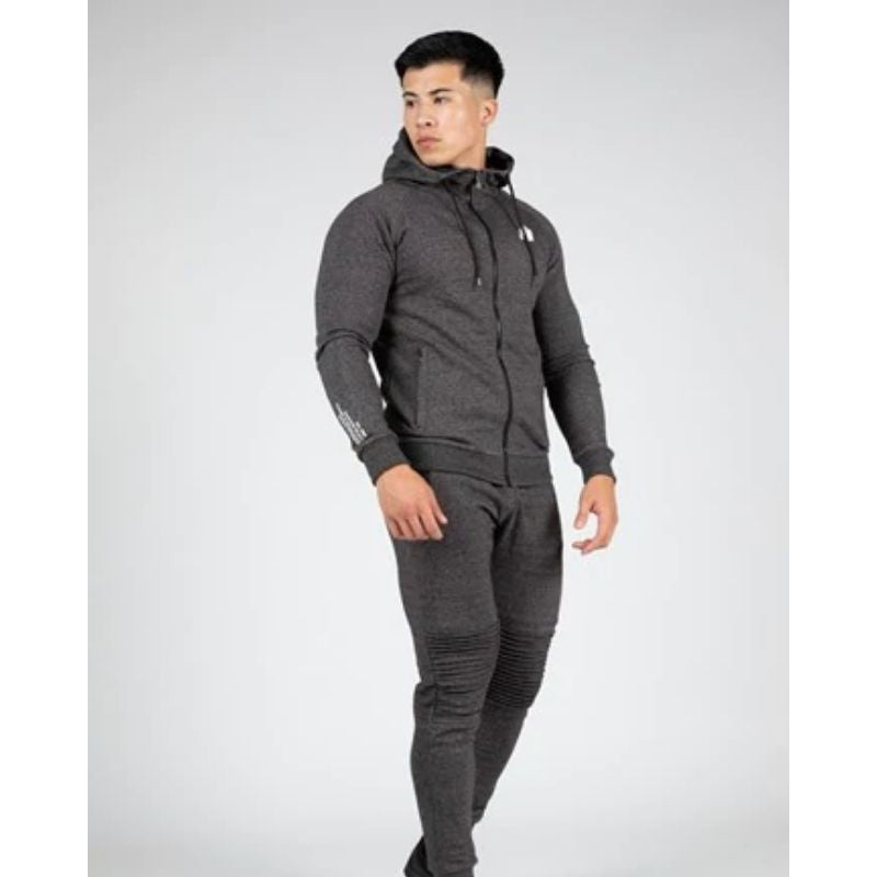 Payette Zipped Hoodie, Gray-Miesten hupparitakki-Gorilla Wear-S-Aminopörssi