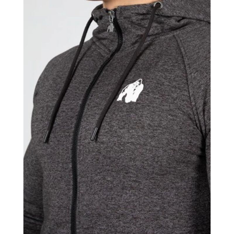 Payette Zipped Hoodie, Gray-Miesten hupparitakki-Gorilla Wear-S-Aminopörssi