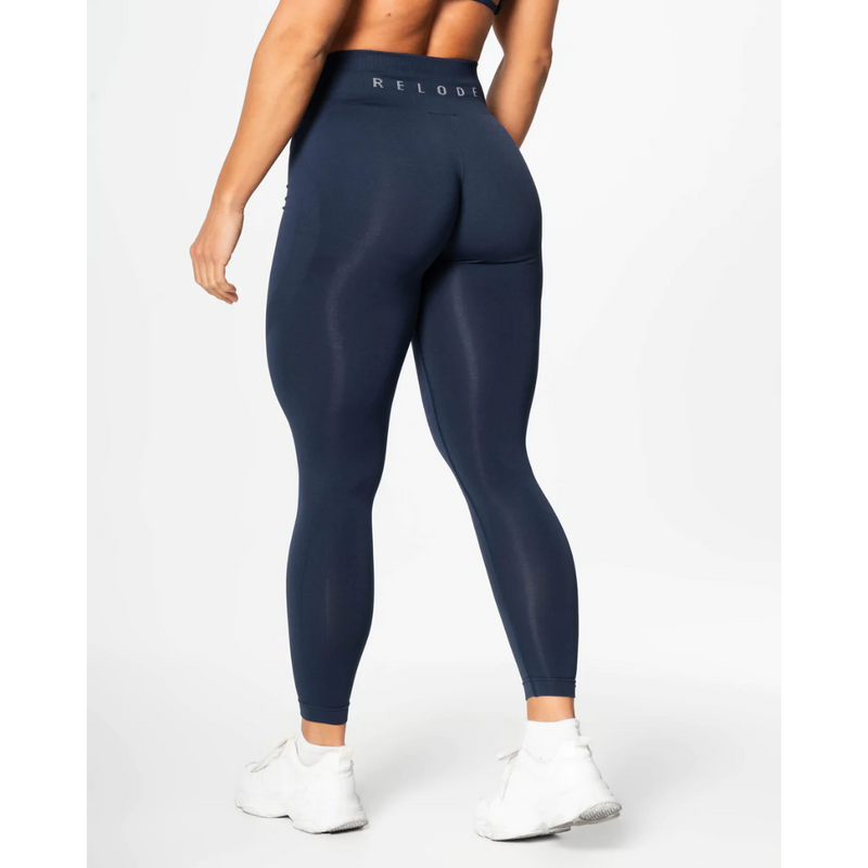 Prime Scrunch Tights, Blue-Naisten trikoot ja leggingsit-Relode-XS-Aminopörssi