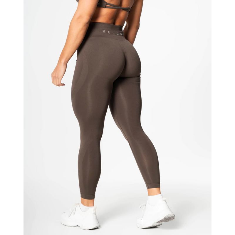 Prime Scrunch Tights, Brown-Naisten trikoot ja leggingsit-Relode-XS-Aminopörssi