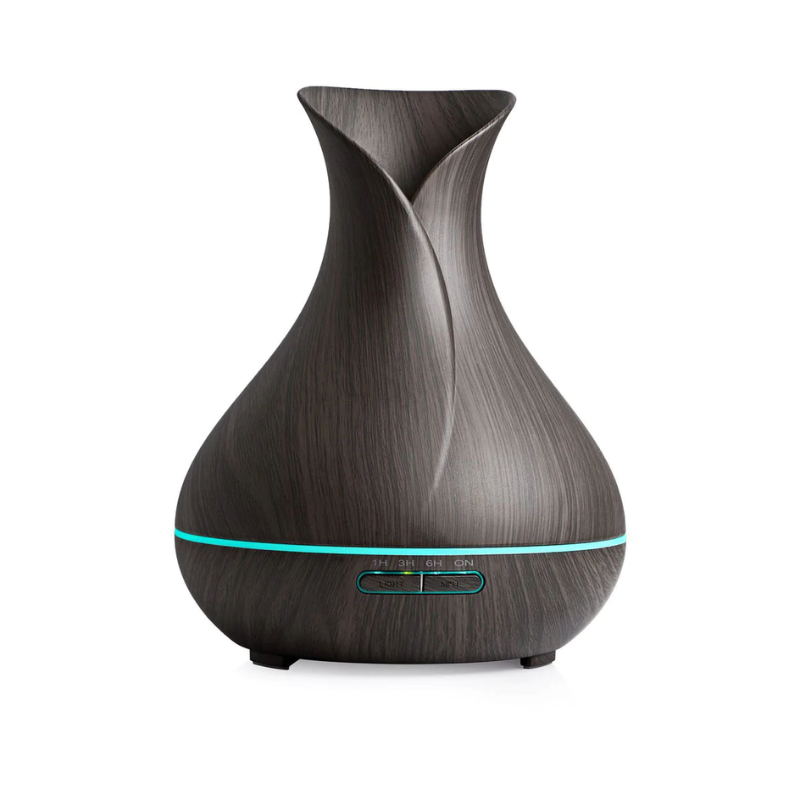 Ultrasonic Aroma Diffuuseri 400 ml-Diffuuseri-Puhdas+-Dark Wood-Aminopörssi