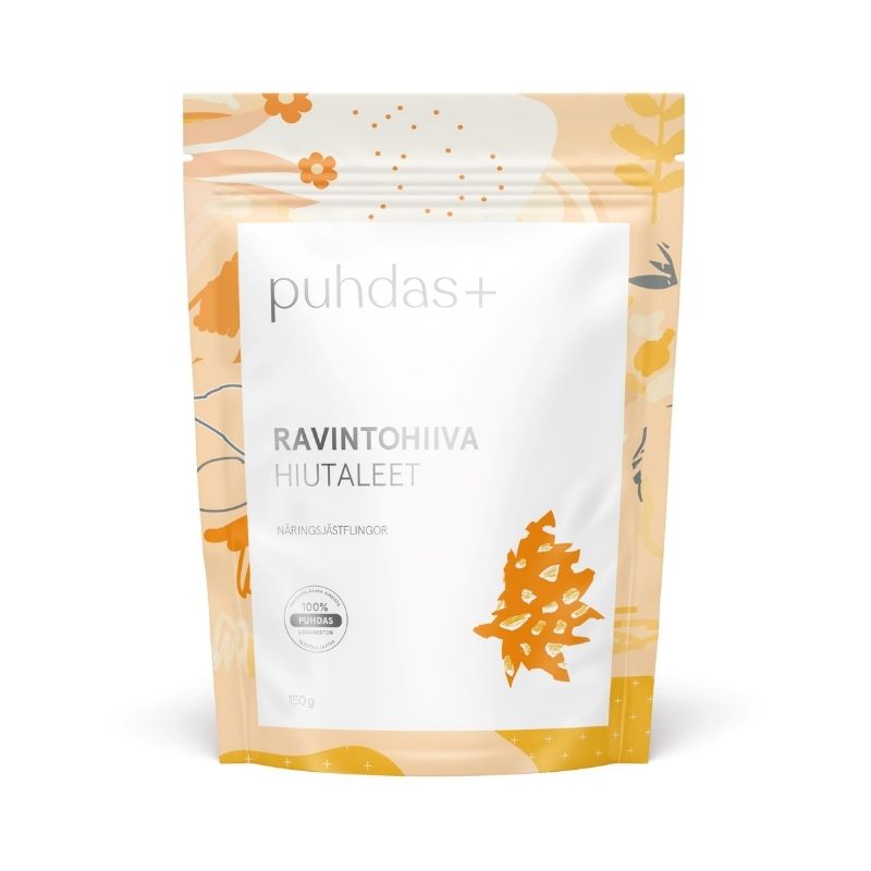 Ravintohiivahiutaleet, 150 g-Ravintohiivahiutale-Puhdas+-Aminopörssi