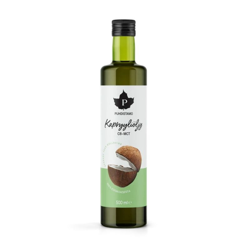 Kapryyliöljy, 500 ml-Kasviöljy-Puhdistamo-Aminopörssi