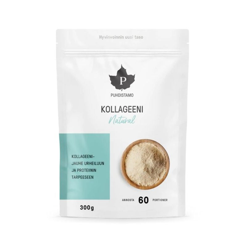 Kollageeni Natural, 300 g-Kollageeni-Puhdistamo-Aminopörssi