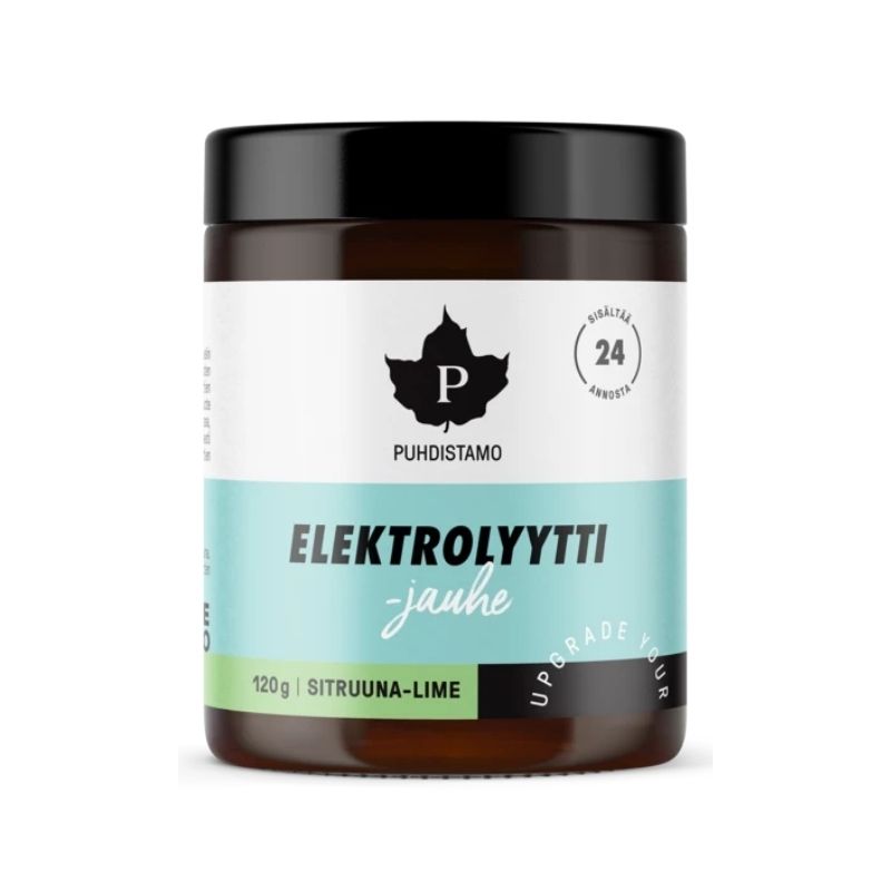 Elektrolyyttijauhe, 120 g-Elektrolyyttijauhe-Puhdistamo-Sitruuna-lime-Aminopörssi