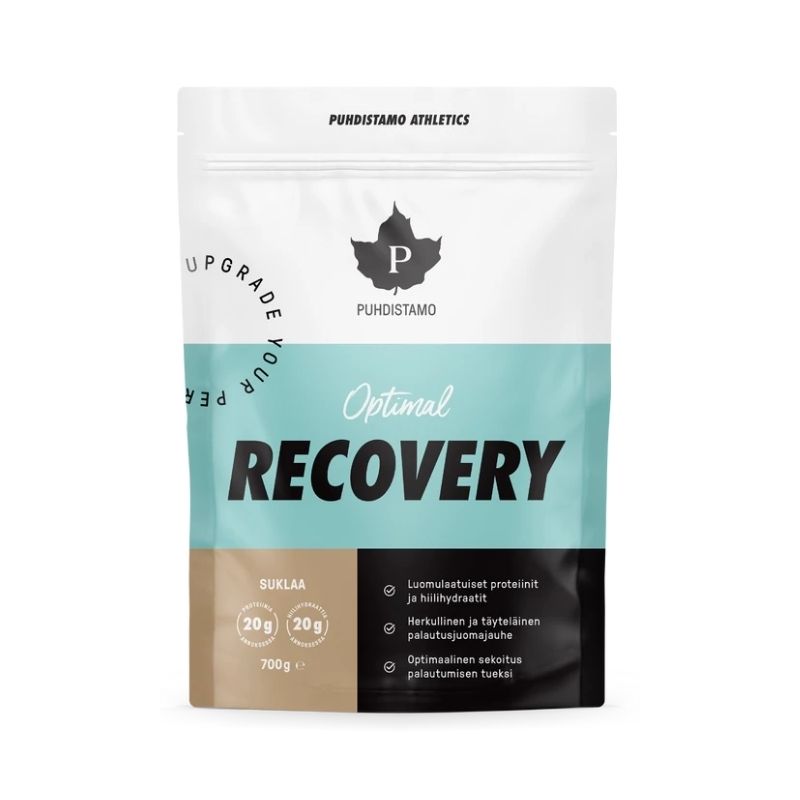 Optimal Recovery, 700 g-Palautusjuoma-Puhdistamo-Suklaa-Aminopörssi