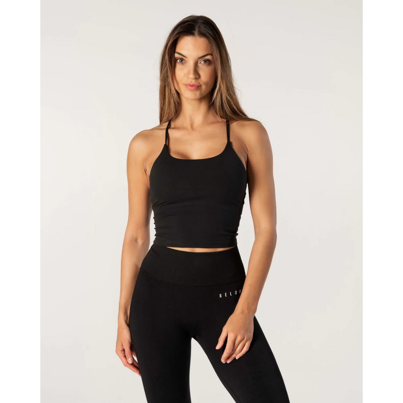 Core Singlet Top, Black-Naisten lyhythihaiset ja topit-Relode-XS-Aminopörssi