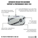 RX Athletic Power-Wrap 25mm x 4,5m White-Teippi-Rehband-Aminopörssi