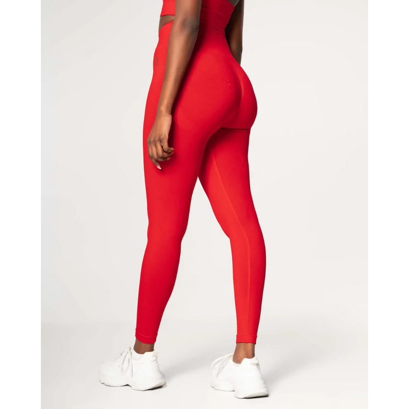 Radiant Scrunch Tights, Red-Naisten trikoot ja leggingsit-Relode-XS-Aminopörssi