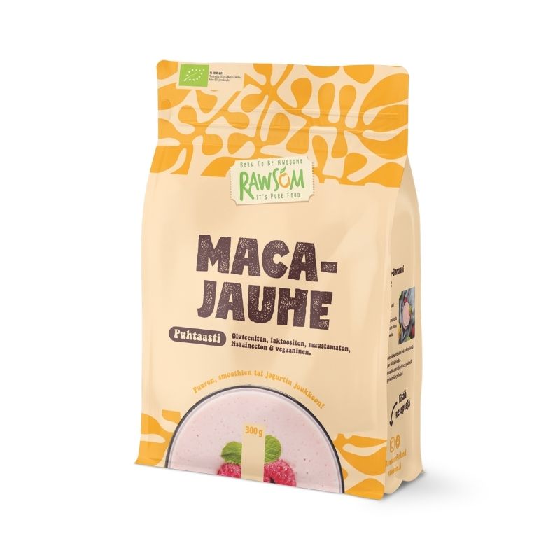 Maca Powder, 300 g-Maca-Rawsom-Aminopörssi